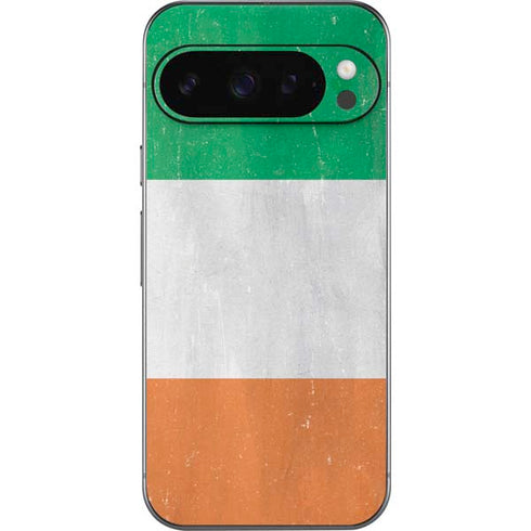 Ireland Flag Distressed Google Pixel 9 Pro Skin